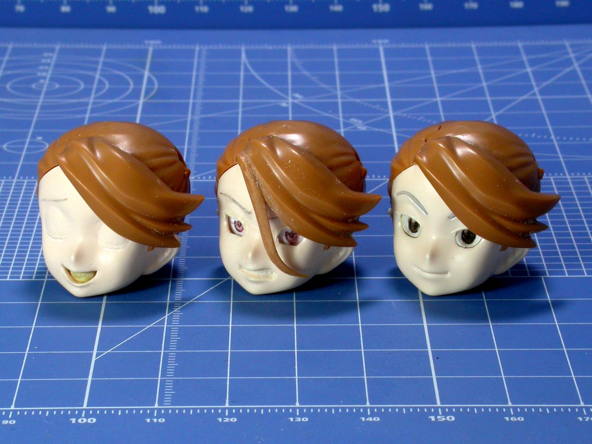 【告知】発売中の月刊モデルグラフィックス１月号のレットラは、HGはいぱーギャン子第二回！

なんと贅沢にも、３タイプの表情を用意！　これからどうなるんだ、ギャン子ぉぉ〜!!