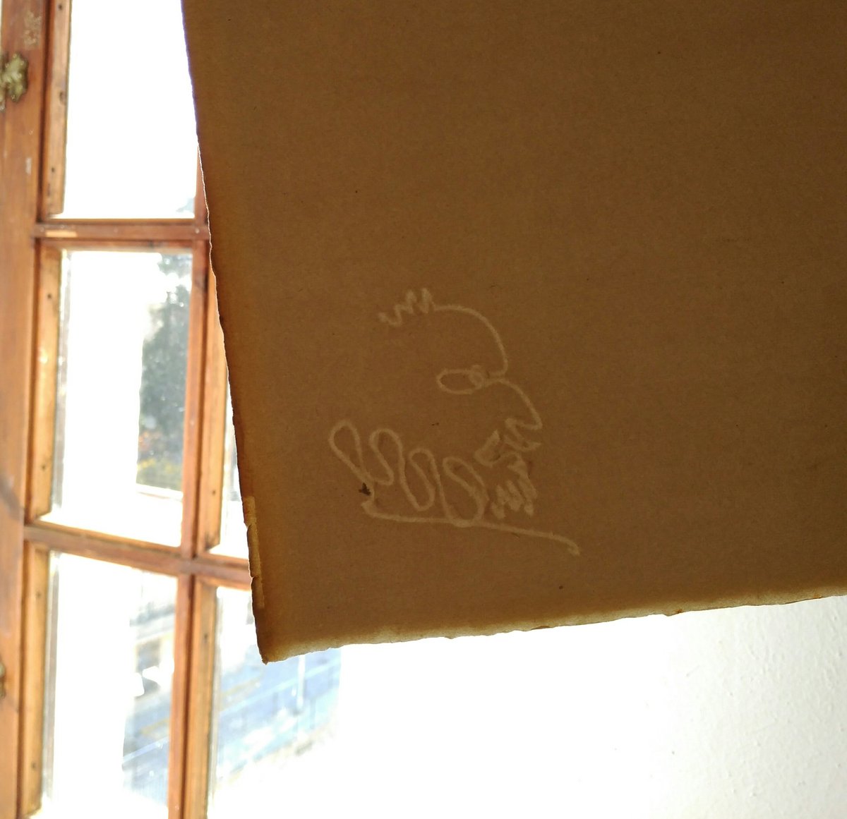 editorialgg's tweet image. En lo alto de la escala del papel: el de alto gramaje con filigrana. Brutal la marca xa El entierro del conde de Orgaz #Picasso #PaPerPaPer