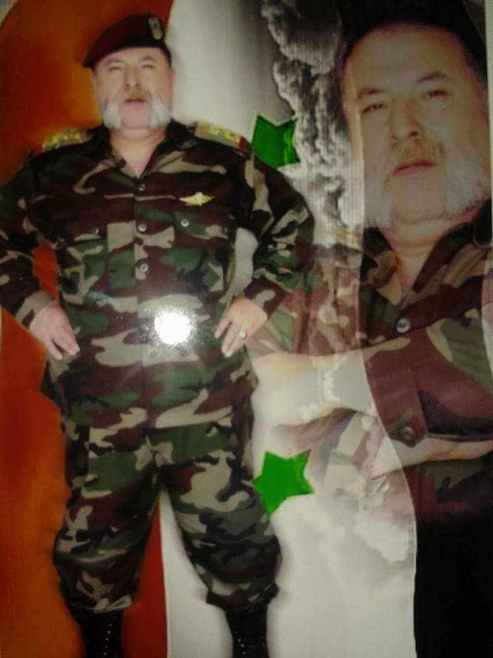 ezzdenw's tweet photo. استشهاد العميد الركن المظلي البطل "علي محمد بدران" اثناء تأدية واجبه الوطني في #حرستا رحبة المركبات . 
على روحك الرحمه وسلام https://t.co/XSAyiPIaRG