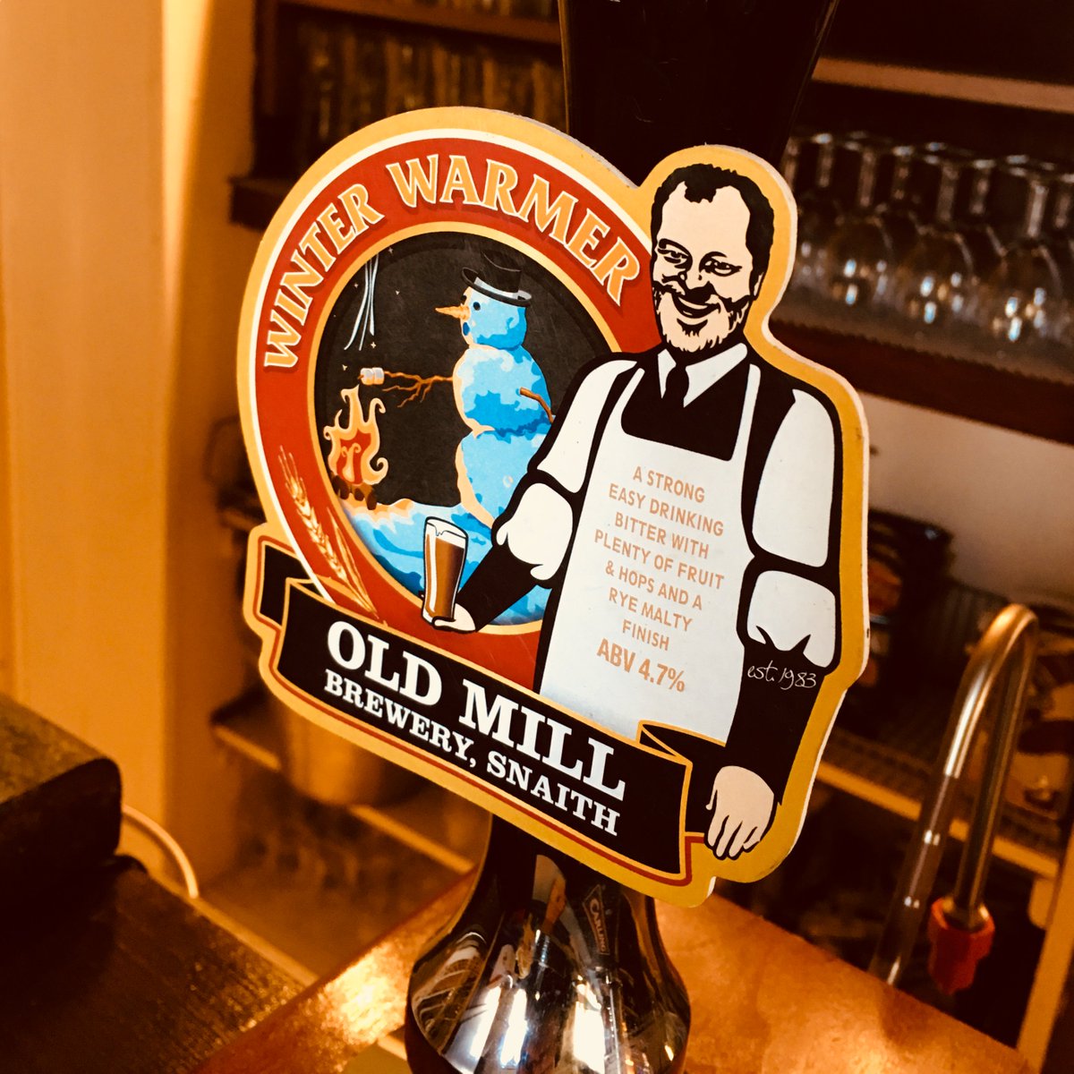 inn_griffin's tweet photo. All set for Sunday lunch hope to you you all soon. We now have the @OldMillBrewery Winter Warmer on & @MilestoneBrewi1 Plum Porter both going down well with the locals.#sundaydinner #greatpint #oldmillbrewery #milestonebrewery #Castleford #takeawaysundaydinner https://t.co/Xhi34wZXzA
