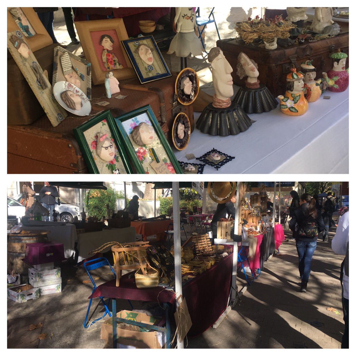 micheledray's tweet photo. Belle ambiance ce matin au #Bozart de #Noel #montpellier #convivialité cc @Saurel_P https://t.co/kGKzUTi2C8