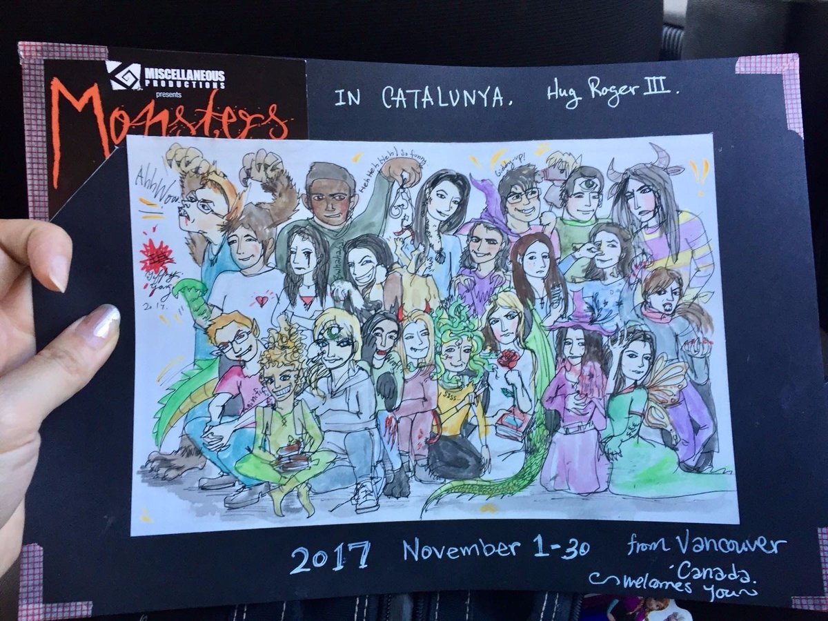 inshugroger's tweet photo. We did it! "Monsters in Catalunya" #performance #MISCELLANEOUSProductions #HugRogerIII #CANFarrera https://t.co/OgrNxib5lu