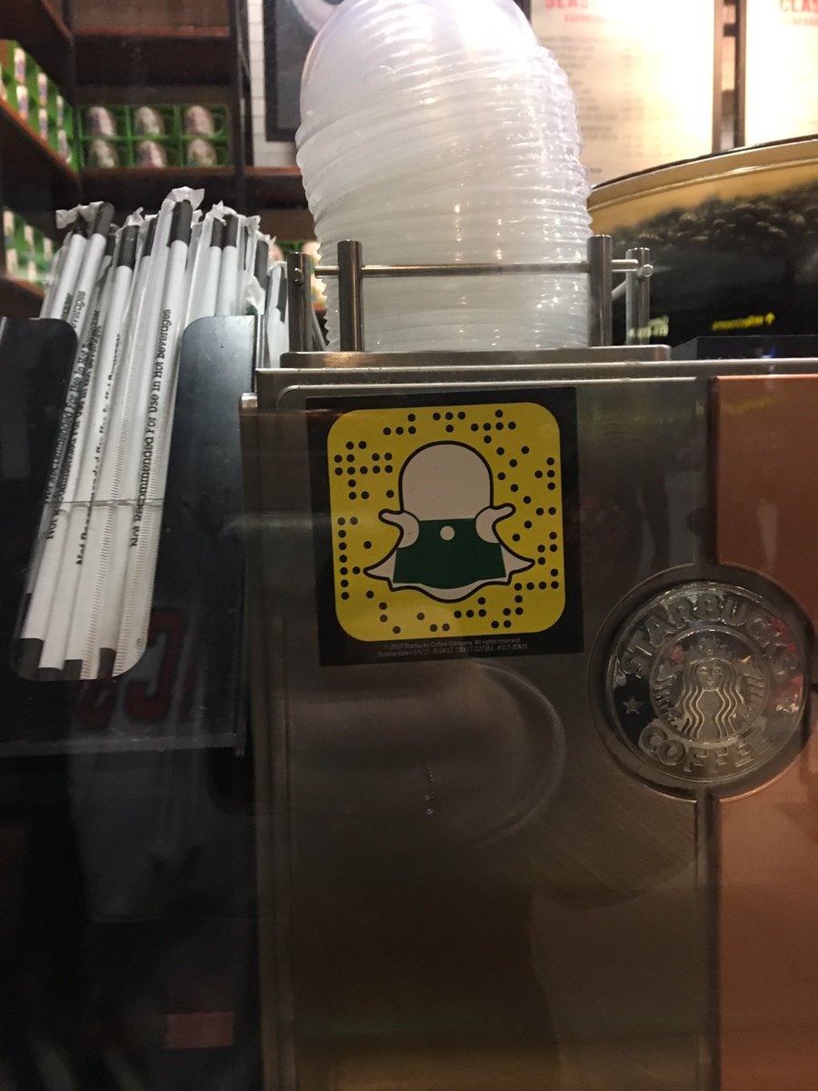 taliasmookler's tweet photo. Nothing like a trip back to school like seeing a QR code at the Starbucks next to the Allentown gate at the charlotte airport!! #Entp040 https://t.co/MhnaZbHulW