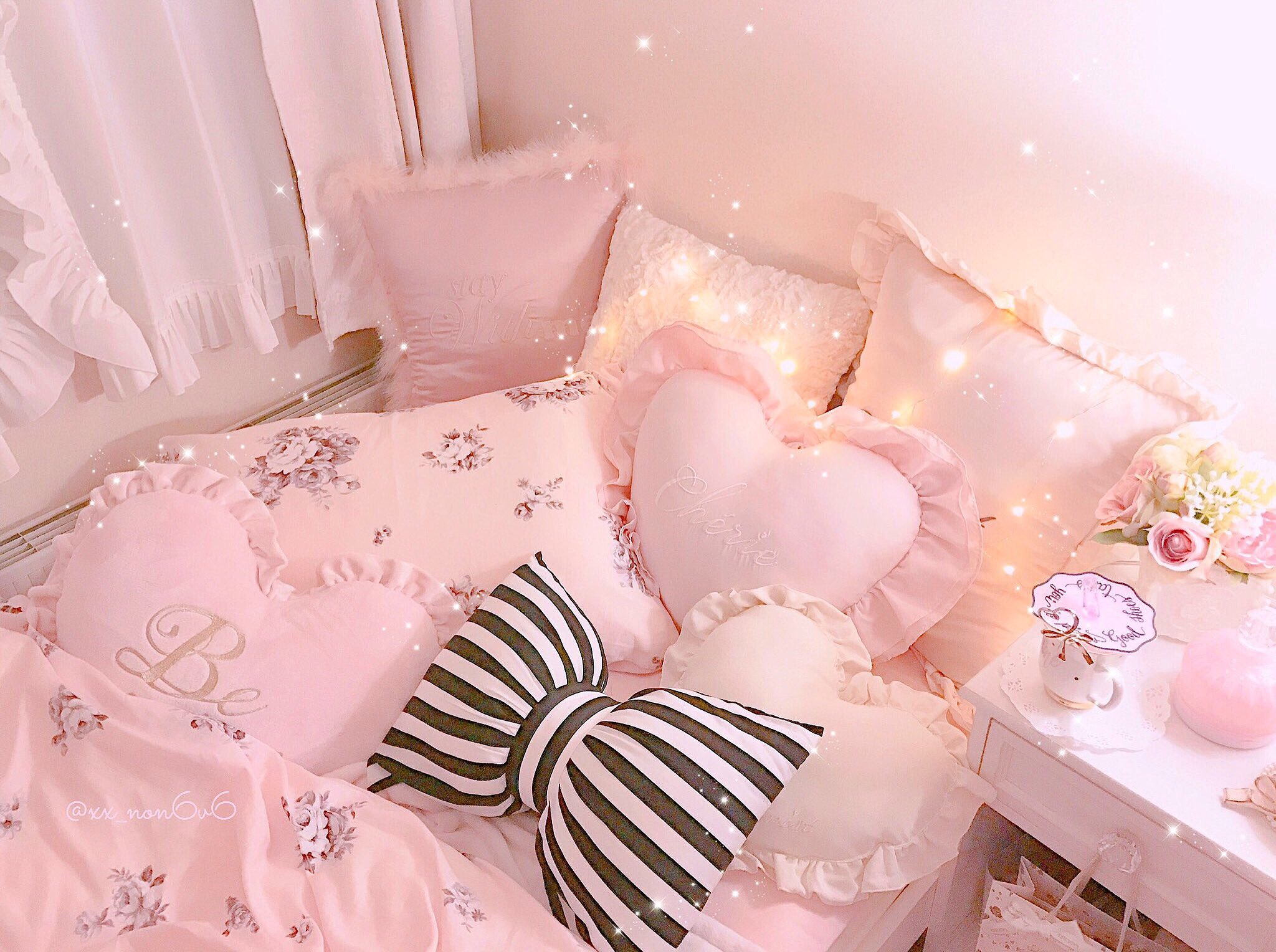 𝒩𝑜𝓃 ピンク色のお部屋でかわいいものに囲まれて何も考えずにゆっくり眠るの 至福 プリンセスみたいなベッド欲しい T Co Spr7ooaoj8 Twitter