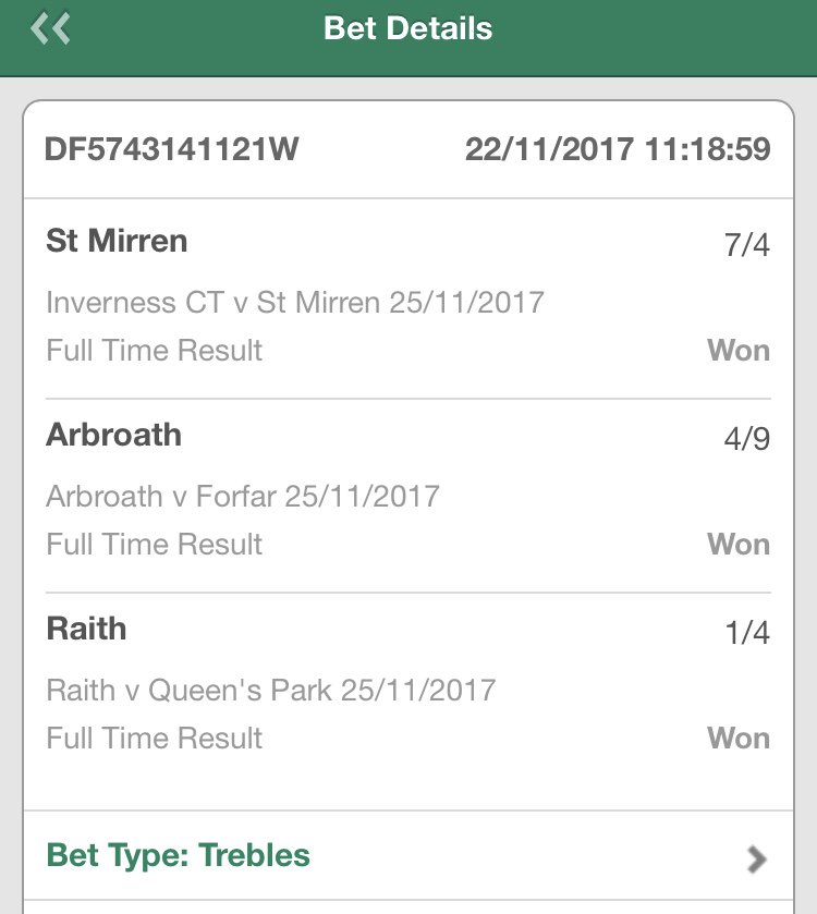 AccaDooBets's tweet image. Three AccaBOOMs yesterday 💥💥💥

14/1 btts and win double ✅ 
4/1 Scottish treble ✅ 
2.5/1 champo treble ✅ 

#freetips #freedailytips #winningtips