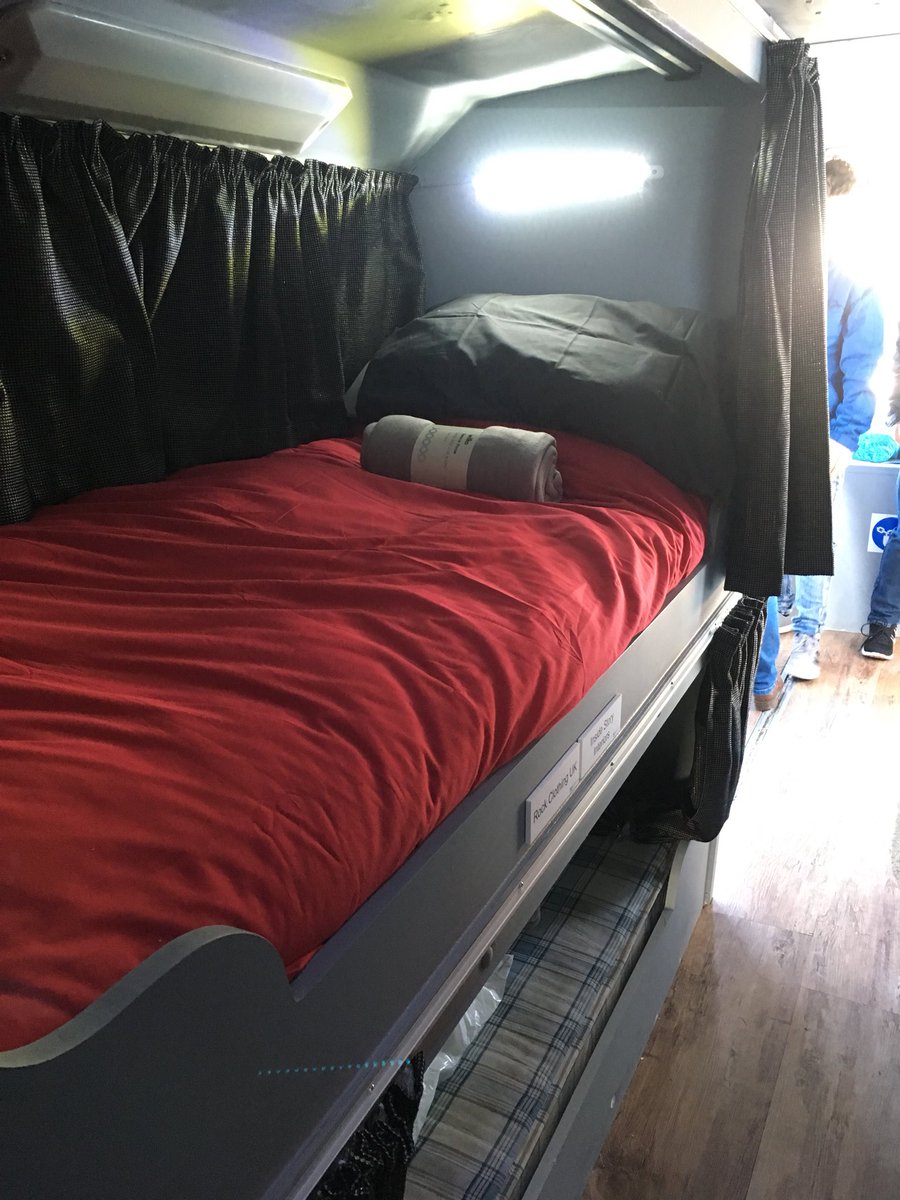 yourCOPC's tweet photo. Fantastic launch of the #busproject @RucksackProject! Well done to all involved and a special thanks to our amazing carpentry students who built the bunks in just 48 hours! #proud @ExpressFM @portsmouthnews https://t.co/FDoDq7xezx