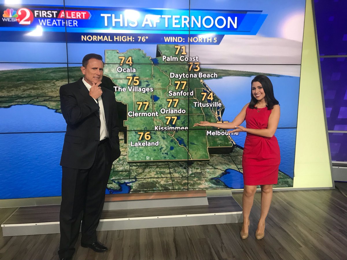 AlexV_TV's tweet photo. .@DaveCocchiarell wondering how to spend such a beautiful day. (Or maybe he’s unimpressed by my Vanna White impression? ☺️) Get your day started with us right now on @WESH! https://t.co/dBoy37DdTd