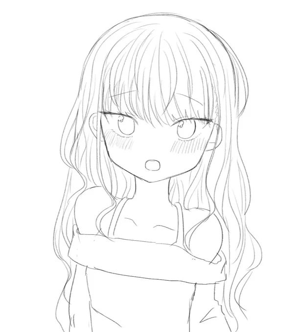 最近の落書き 年下の女の子に世話を焼かれたいな～と考えつつ… 