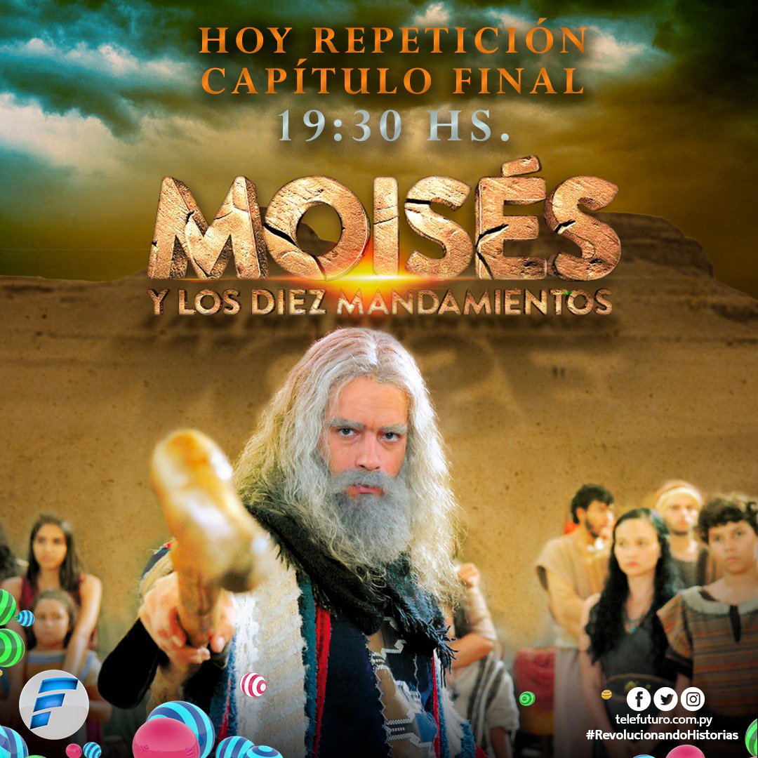 Telefuturo's tweet photo. ¡Hoy te mostramos la repetición del último capítulo de #MoisesPy! ¡Volvé a disfrutarlo desde las 19:30hs! #RevolucionandoHistorias https://t.co/Vcv98JNHXx