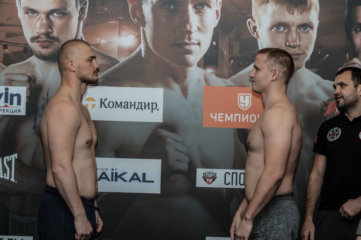 worldofbox's tweet photo. ⚖️Official weigh-in:
🥊heavyweight, 8 rounds
🇷🇺Andrey Afonin -101,85 kg
🇷🇺Victor Chvarkov -101,65 kg
📆 Nov27
📍 Luzhniki, Moscow
#worldofboxing #russia #boxing https://t.co/0DIGSIwQ5b