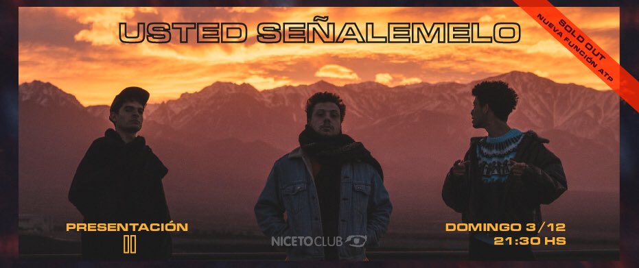 BUENOS AIRES SOLD OUT!!!
Agregamos una nueva función el mismo Domingo 3/12 a las 19HS y ATP! La semana que viene se funde Niceto 🔥🔥🔥