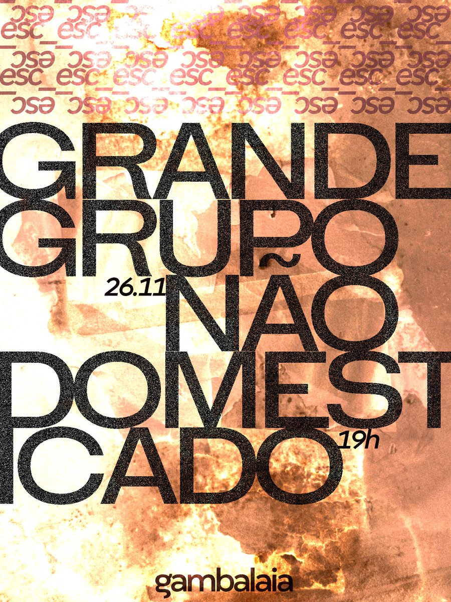 "Grande grupo não domesticado" apresenta a peça de improvisação livre "Suite luz oculta" em Santo André. Uma pesquisa composicional de Rafael Cab e com a formação de 11 músicos. goo.gl/9f5Zp6