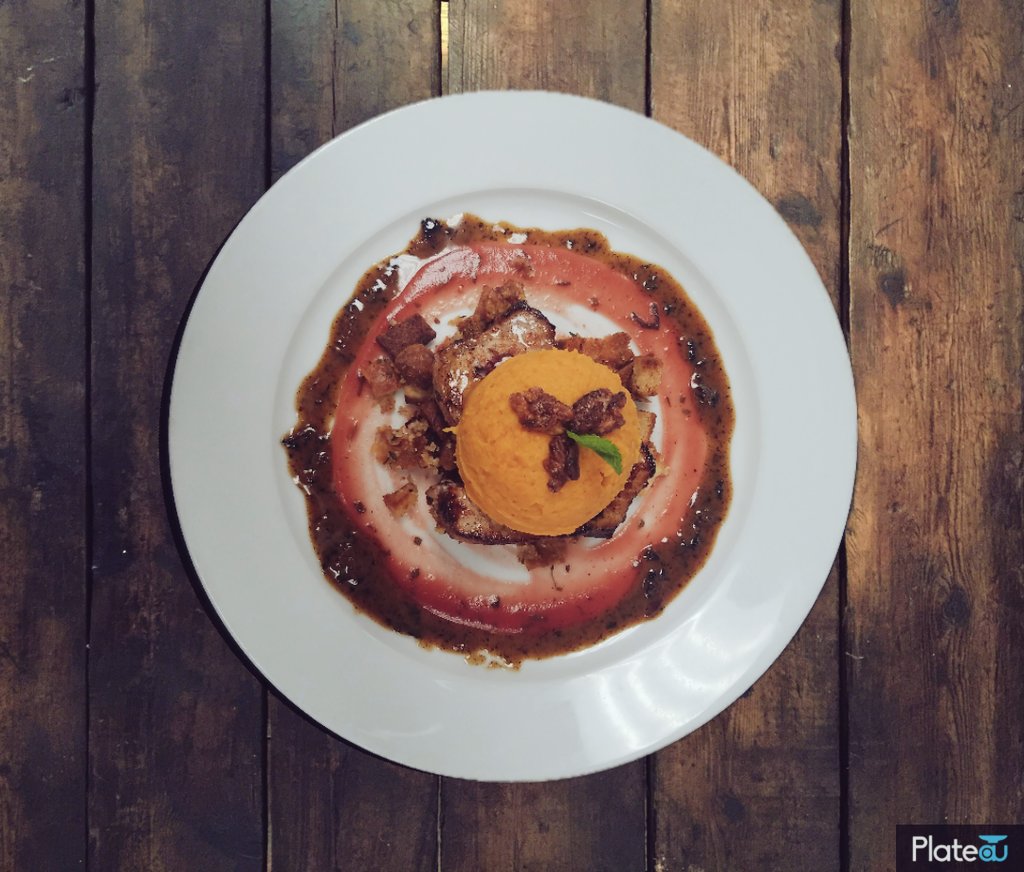 #pork #sweetpotatomash #tistheseason #cranverrysauce #chefmarby