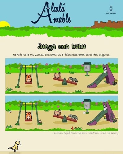AlcalaAmable's tweet photo. ¿Juegas con nosotros a encontrar las 5 diferencias?

Descarga aquí en formato PDF⤵️
https://t.co/LMm42SOKi6

#AlcaláAmable es una Campaña medioambiental de concienciación ciudadana promovida por @aytoguadaira https://t.co/qcIA91PLv4