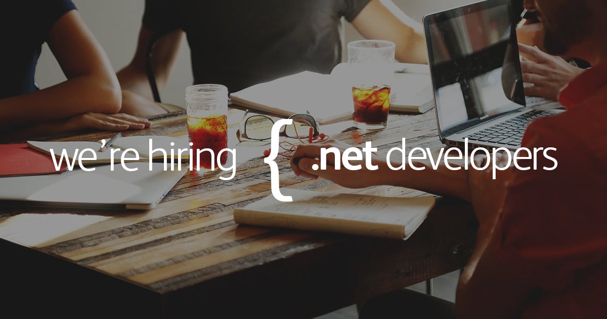 nadamouss's tweet photo. We are #hiring highly motivated Microsoft .NET #developers to work on a wide range of custom MVC applications. If you are interested please send your #Resume to: info@sharptag.com https://t.co/CDBeGBdoTU