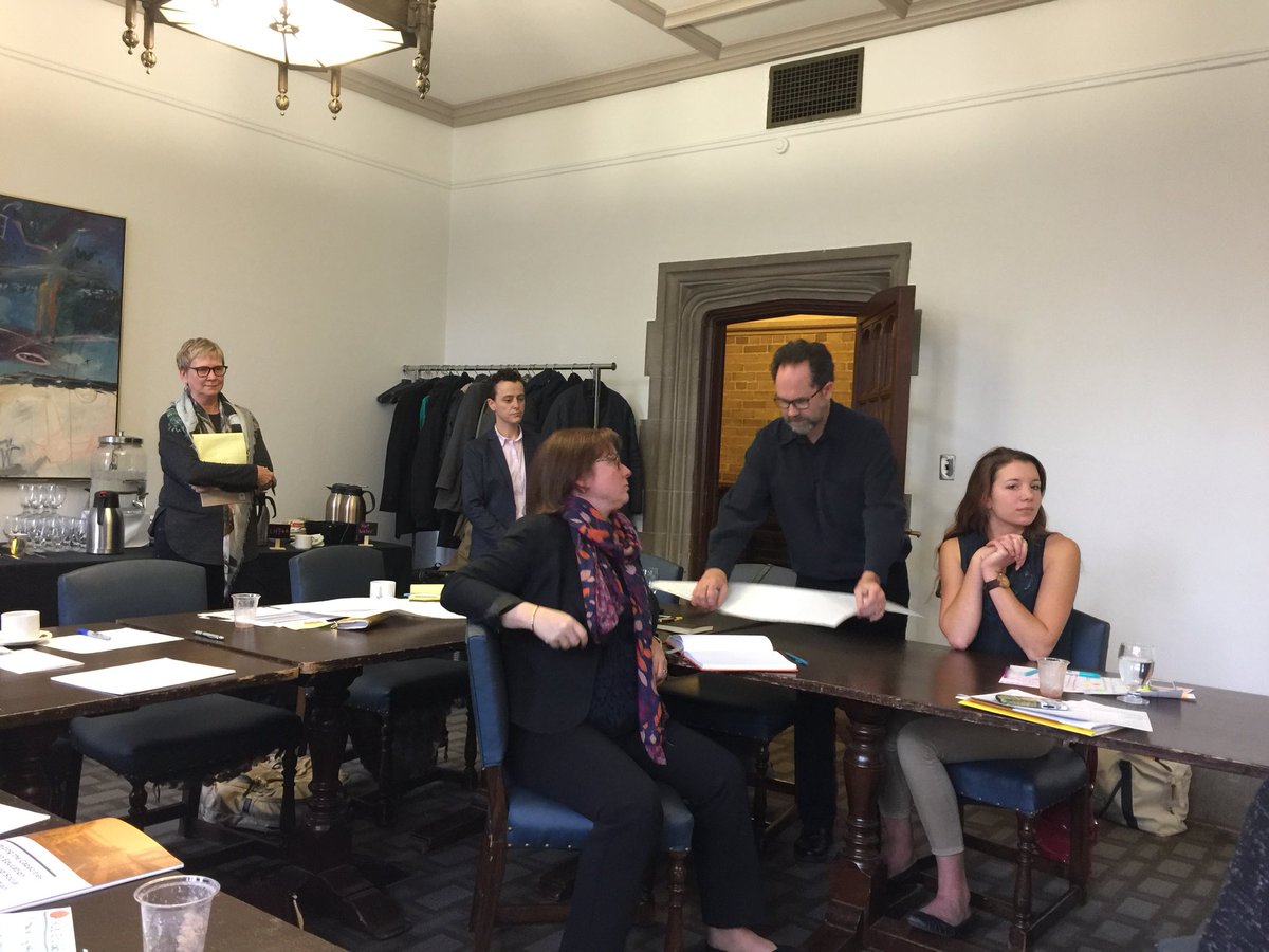 TimDraimin's tweet photo. Everyone is working on defining major PSE challenges using clarifying @UpSocialBCN methodology #LetsRECODE https://t.co/5ZcPsclrCF