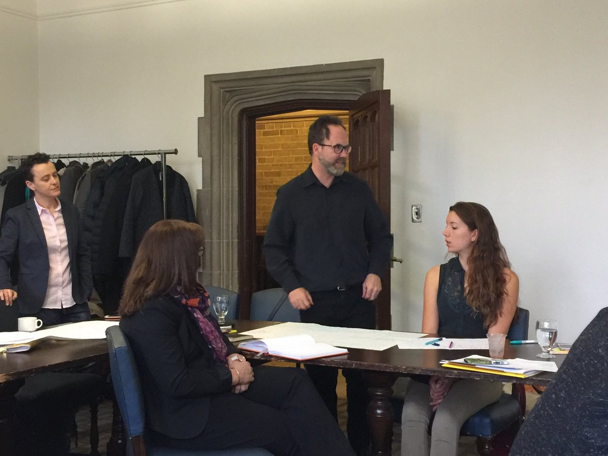 TimDraimin's tweet photo. Everyone is working on defining major PSE challenges using clarifying @UpSocialBCN methodology #LetsRECODE https://t.co/5ZcPsclrCF
