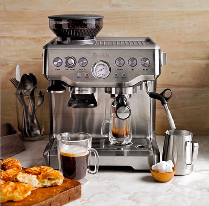 BrevilleUSA's tweet photo. Authentic café style espresso in less than a minute with the #BaristaExpress. https://t.co/WYPyV7bdSP #espresso #coffeethinkers #BaristaExpress #Breville https://t.co/RfiaZjZYCT
