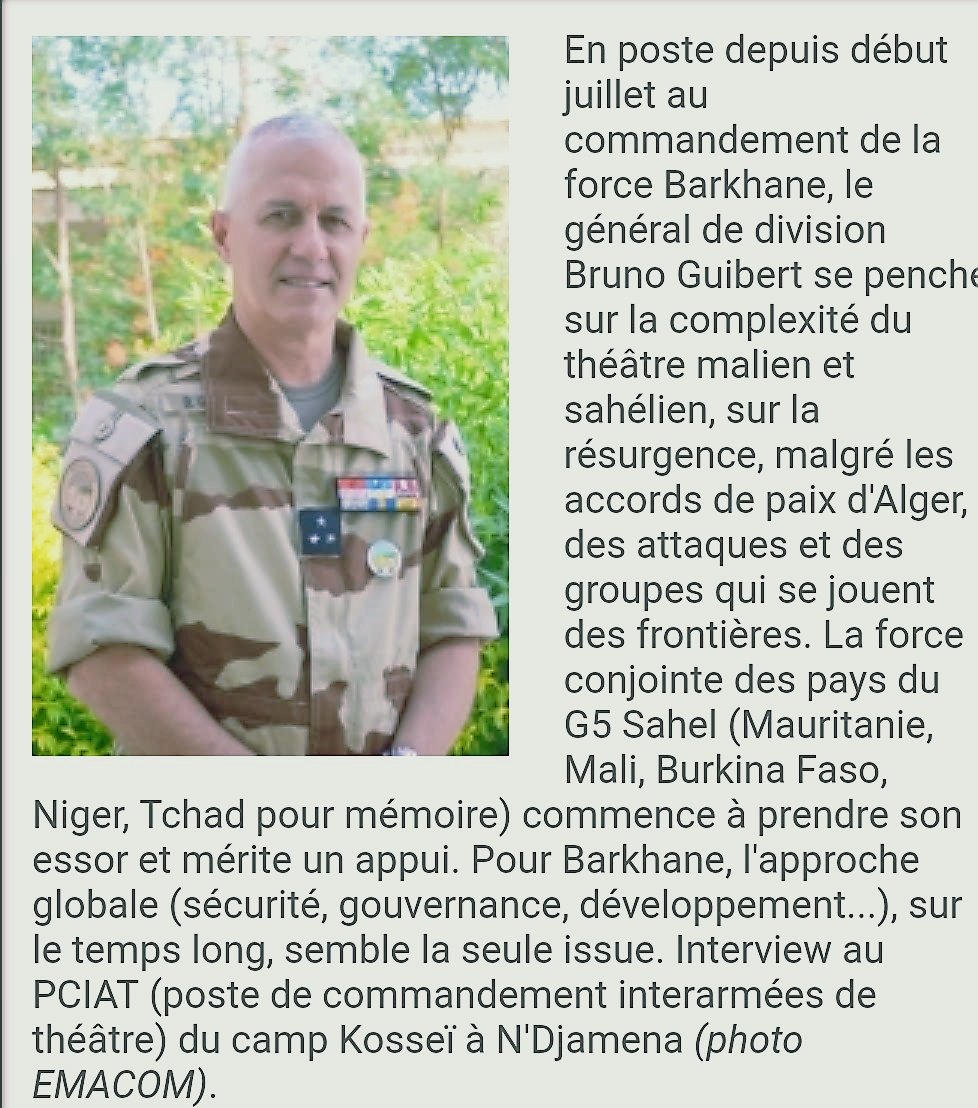 3Division_Terre's tweet photo. Le général de division Bruno Guibert au PCIAT de l'opération #Barkhane #COMANFOR Interview pour la Voix du Nord à lire ici 👉 https://t.co/OVloDSroJl https://t.co/rUKAswUmIu