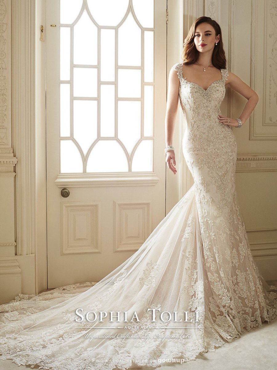 We love this <a href="/MonCheriBridal/">Mon Cheri</a> Y11651 - Sultana #WeddingDress #Wedding #Dress GownUp.com/gowns/19607
