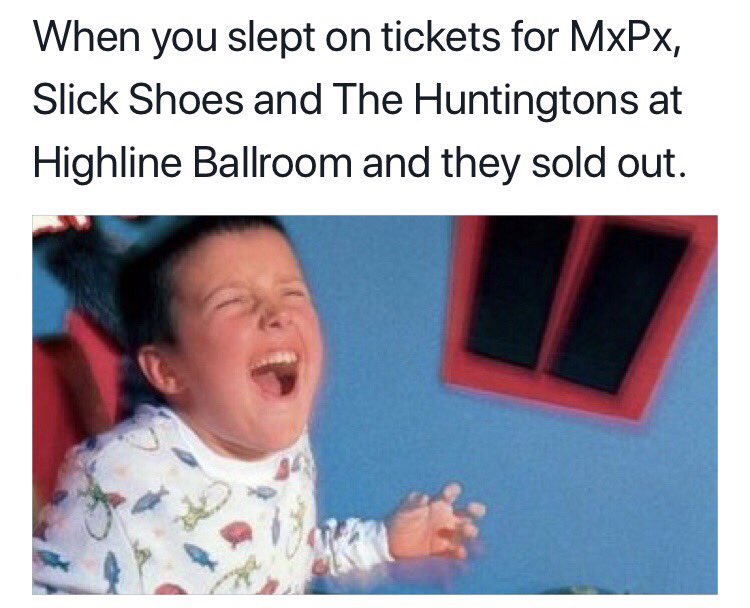 MxPxMeMes's tweet photo. 5 days left, NYC.
@mxpx @SlickShoesBand @HUNTINGTONSUSA 
#MxPxMeMes #WakeUpScreaming https://t.co/gtgEzyVnob