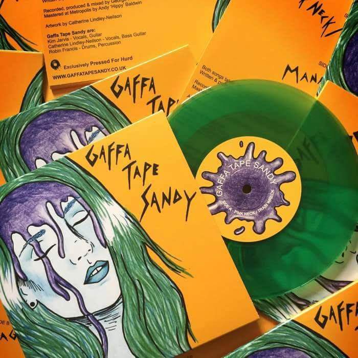 COMPETITION:
WIN! ULTRA-RARE GAFFA TAPE SANDY VINYL
<a href="/gaffatapesandy/">Gaffa Tape Sandy</a> quietly released another single earlier this month via @weareHurd: a beautiful double-A side of 'Pink Neck/Train Wreck’ &amp; 'Manager’, strictly limited to only 50 copies.

Read more &amp; enter:
b-sidemusic.co.uk/post/167910048…