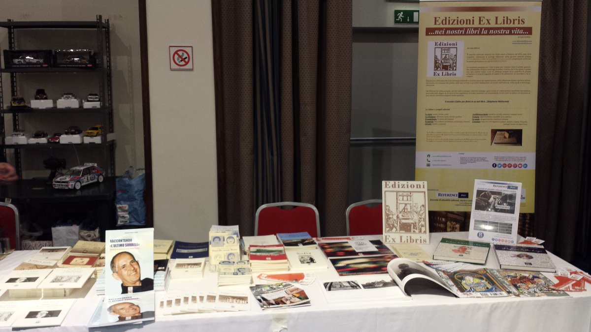 edexlibris's tweet image. Edizioni Ex Libris oggi presente alla Borsa scambio di modellismo.
#edizioniexlibris #referencepost #libri #modellismo