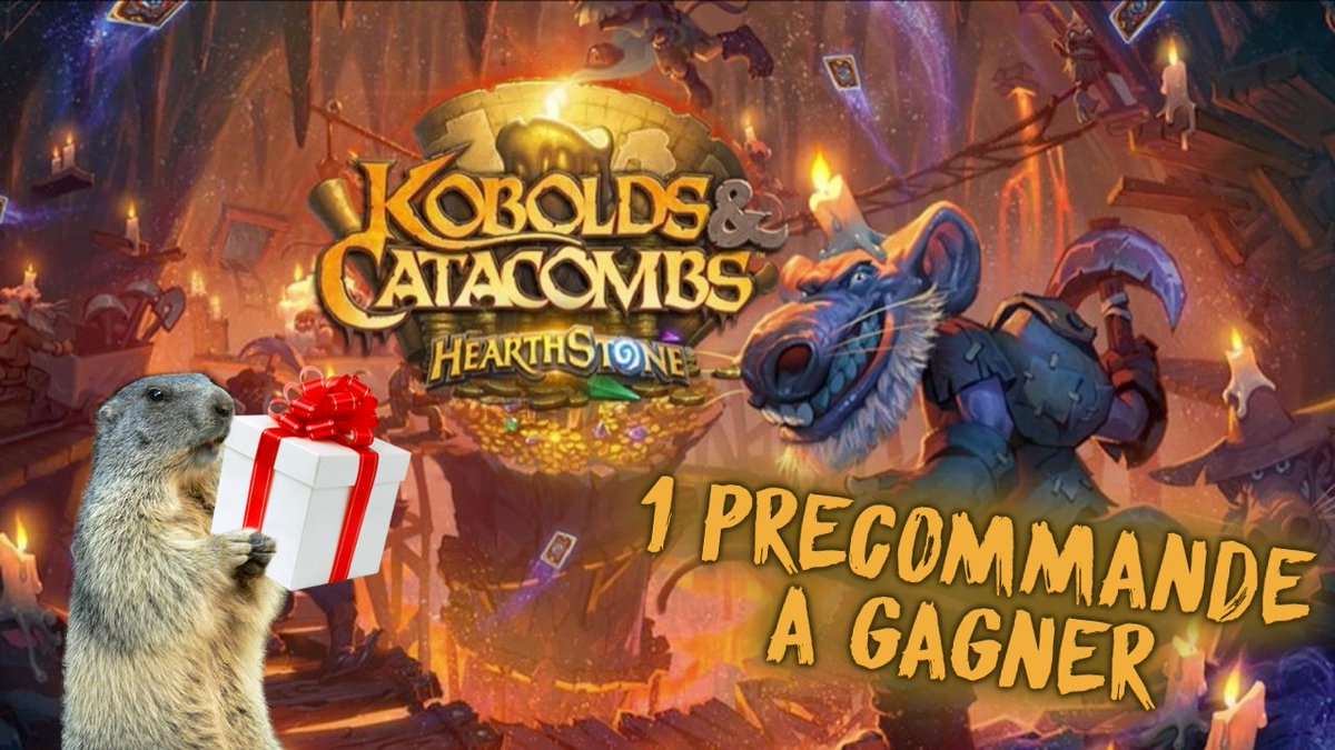Parce qu'il n'y a pas de raison que je n'en fasse pas un non plus, petit giveaway d'une précommande de l'extension Kobolds et Catacombes ! Suffit de like la marmotte + RT ! TAS vendredi 8 décembre !