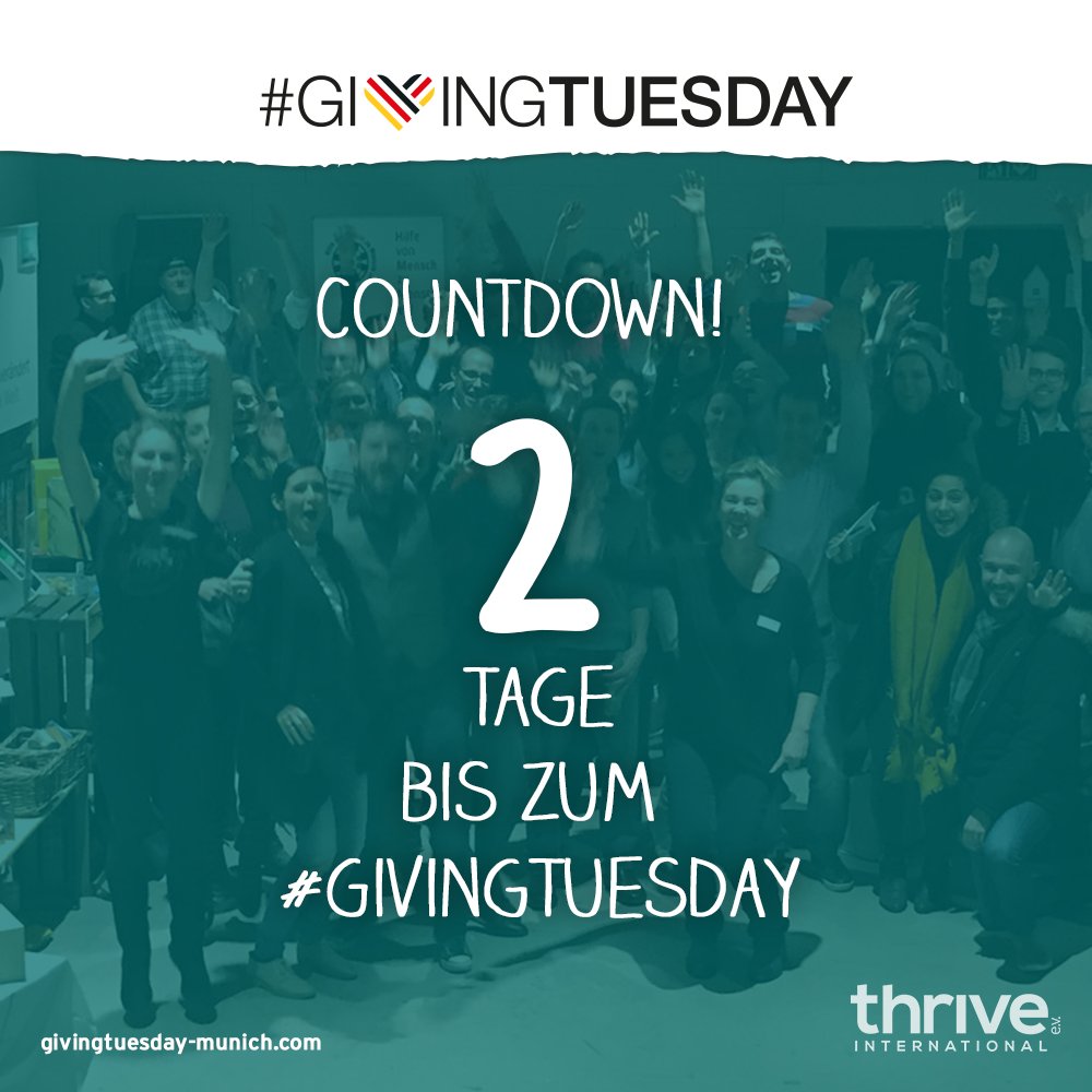 Noch zwei Tage bis zum #GivingTuesday. Mit wem möchtet ihr den Aktionsabend gerne gemeinsam besuchen? Teilt diesen Beitrag mit euren Freunden! #DoGoodFeelGood #GivingTuesdayDE