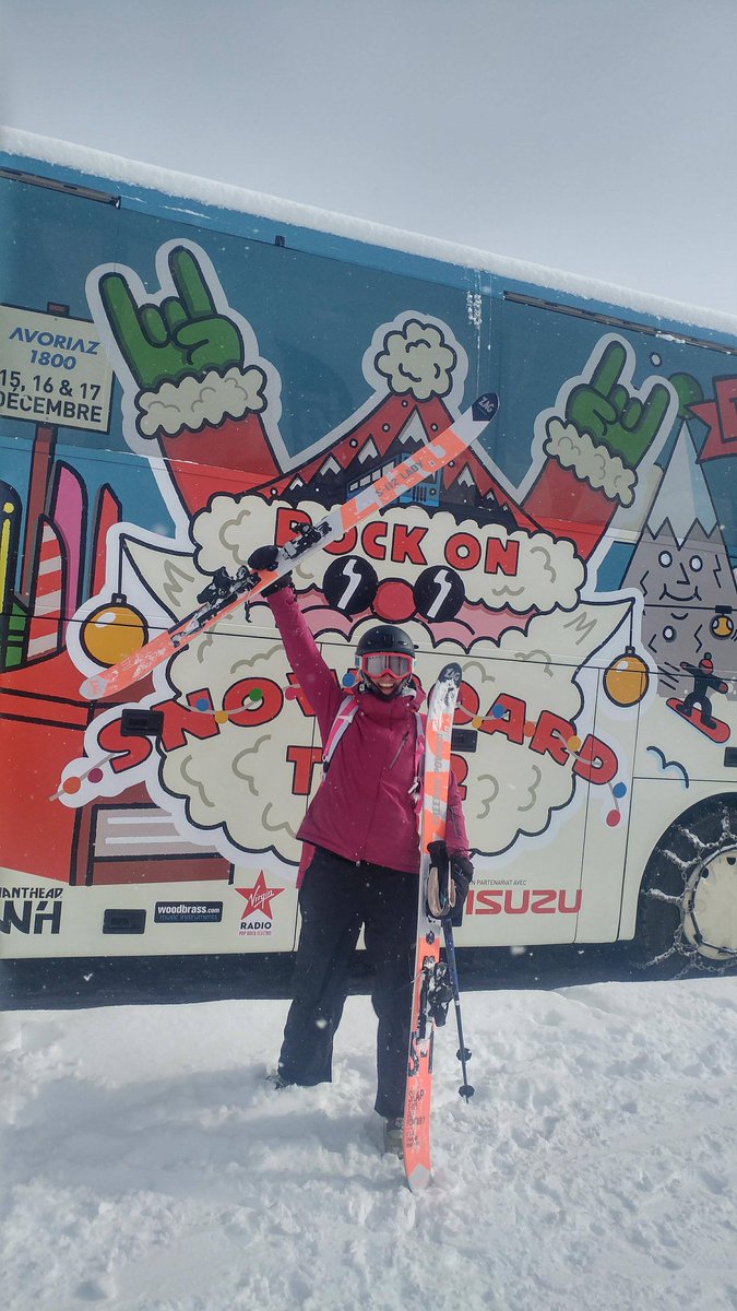 Un super weekend à #ValThorens #rockonsnowboardtour