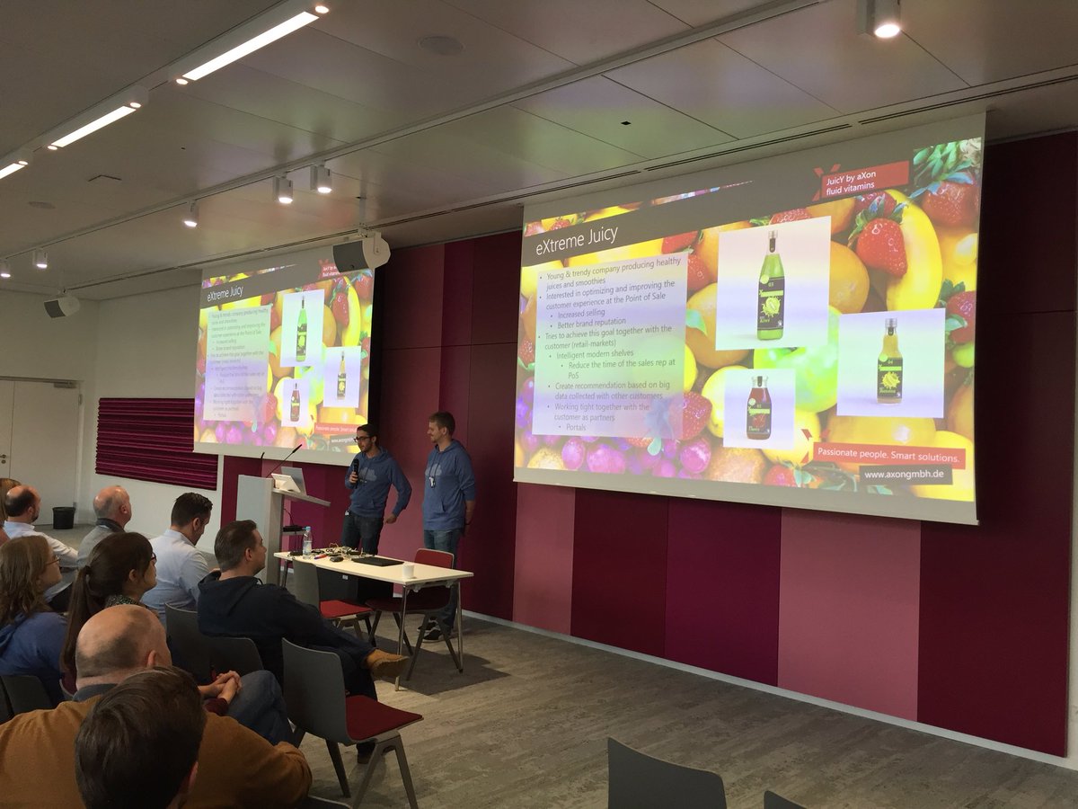 martens_maik's tweet image. Die binnen 48 Stunden entwickelte Retail Lösung der Axon GmbH im Kreis der potentiellen Gewinner des BizApps Hackathon 2.0 well done! #d365hack aka #bizapphack #MicrosoftDE #MSPartnerDE