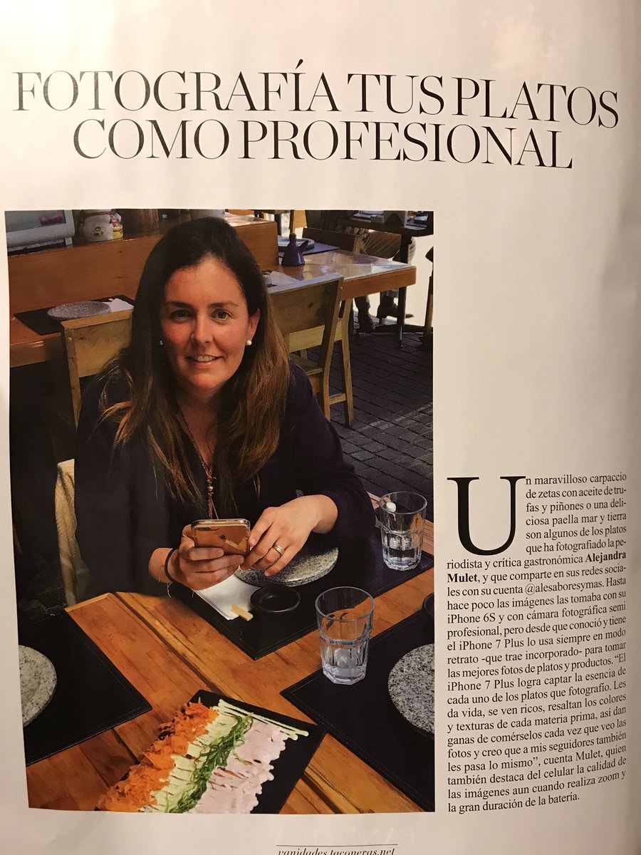 alesaboresymas's tweet photo. Aquí en la última @Vanidadeschile especial Cocina @Saboresymascl https://t.co/tkxM2BV7l5