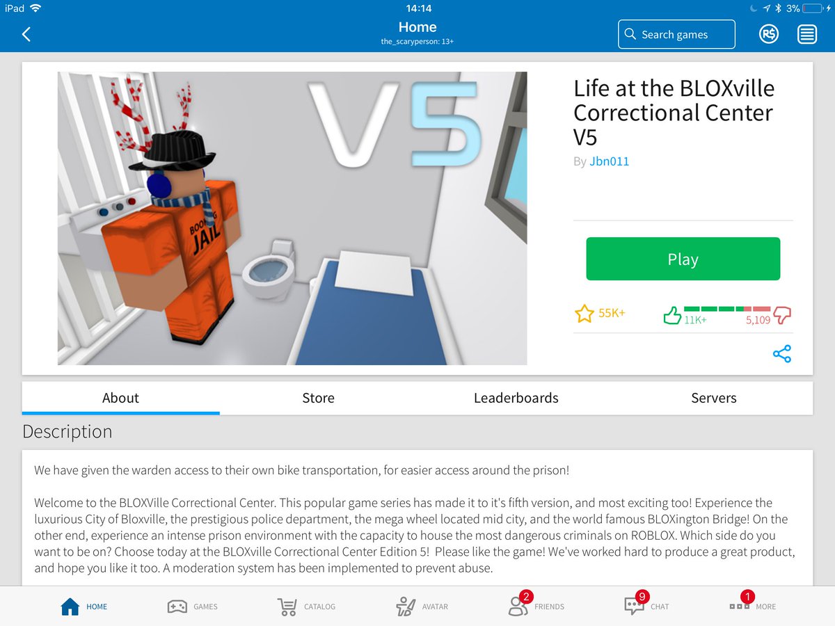 Scary Evil Man The Scaryperson Twitter - roblox life at the bloxville correctional center v5 how to join