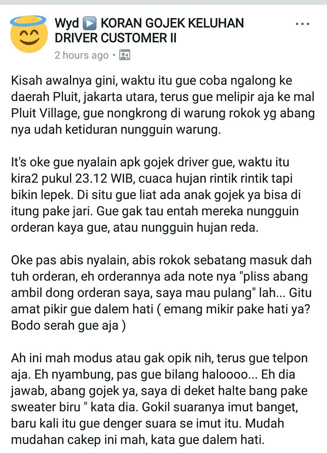 Kisah Cinta Tragis Driver Gojek Yang PDKT Dengan Customer Selama 8