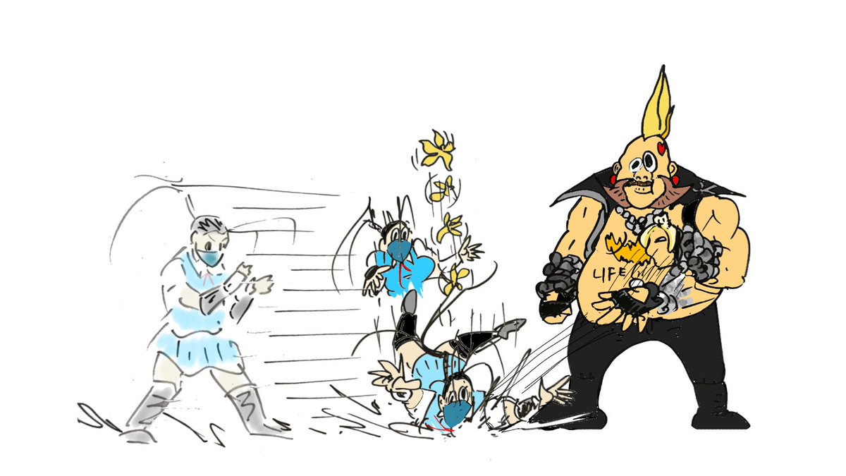 #このタグを見た人はラフ画とその完成絵を見せる 