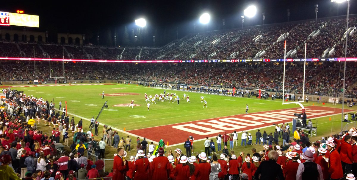 The_Dixon_Cider's tweet photo. @tedlieu @StanfordFball Right on Colonel Lieu!  We were there tonight rooting the Cardinal on with the "The World's Largest Rock and Roll Band."  #LSJUMB 😋

USC is going down next making the North 7 for 7 in Pac12 Championship Games. 

#FearTheTree
#NACDADirectorsCup https://t.co/uLdx6wIyCo
