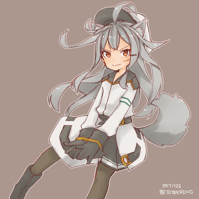 艦これ「わんぐーと
#艦これ版深夜の真剣お絵描き60分一本勝負  #艦これ版真剣お絵描き」|ここぺりーののイラスト