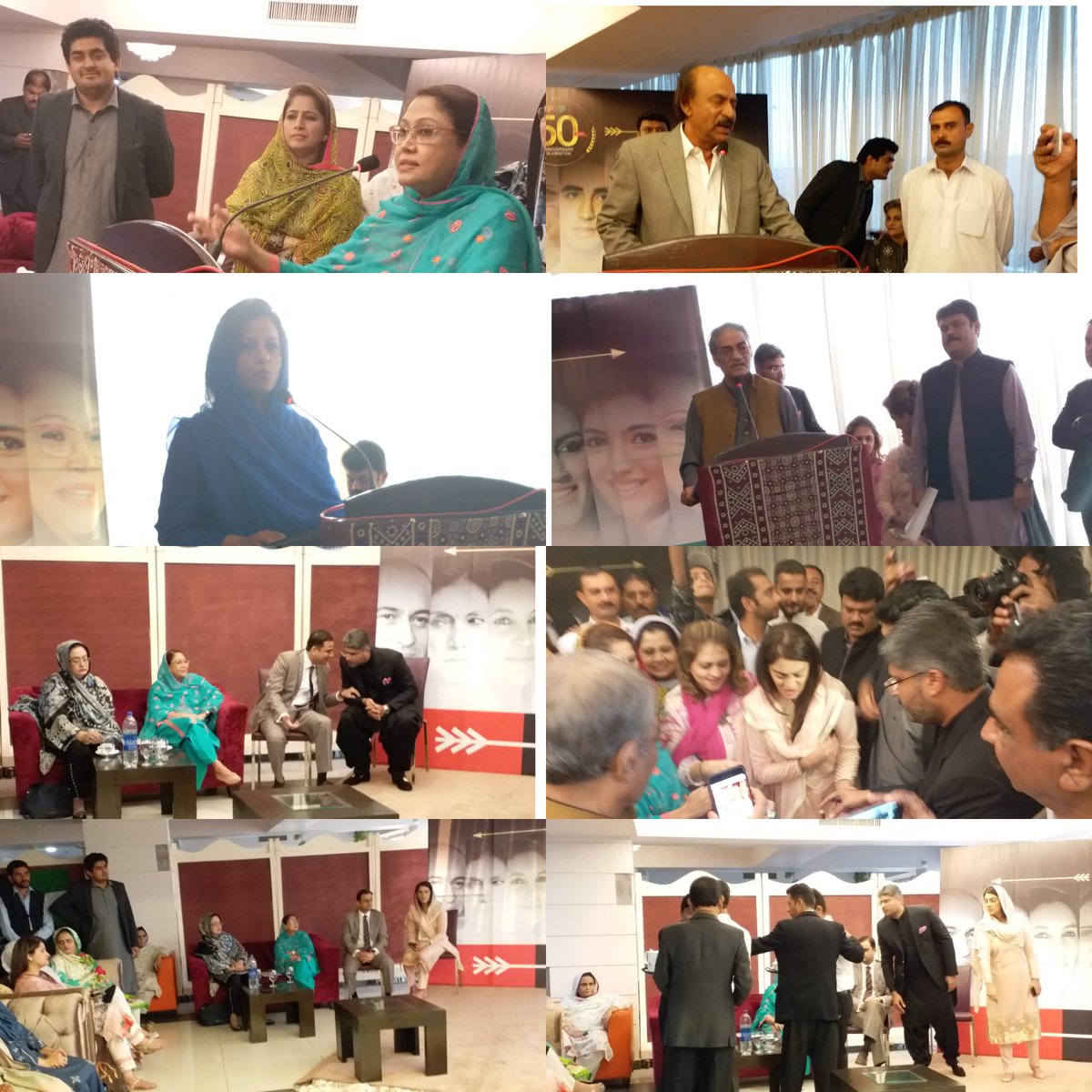 mediacellmalir1's tweet photo. Celebrated golden jubilee of PPP ceremony hosted by @Sadiajavedppp , @nadyaaGabol &amp; @AdeelAkhtarPPP. MNA Adi Faryal Talpur Attended ceremony as chief guest along with Nisar Ahmed Khurho,Professor ND Khan, @ShahNafisa @nasirshahmpa @murtazawahab1 &amp; other MNA's &amp; MPA's at Karachi https://t.co/NfYfHBlGtt