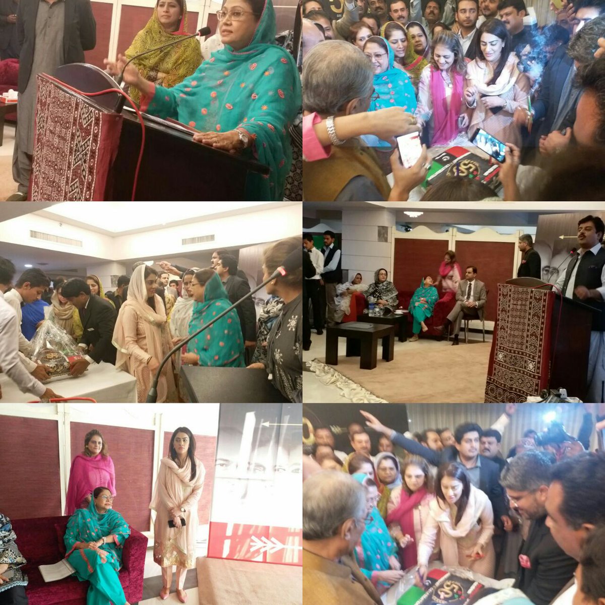 mediacellmalir1's tweet photo. Celebrated golden jubilee of PPP ceremony hosted by @Sadiajavedppp , @nadyaaGabol &amp; @AdeelAkhtarPPP. MNA Adi Faryal Talpur Attended ceremony as chief guest along with Nisar Ahmed Khurho,Professor ND Khan, @ShahNafisa @nasirshahmpa @murtazawahab1 &amp; other MNA's &amp; MPA's at Karachi https://t.co/NfYfHBlGtt