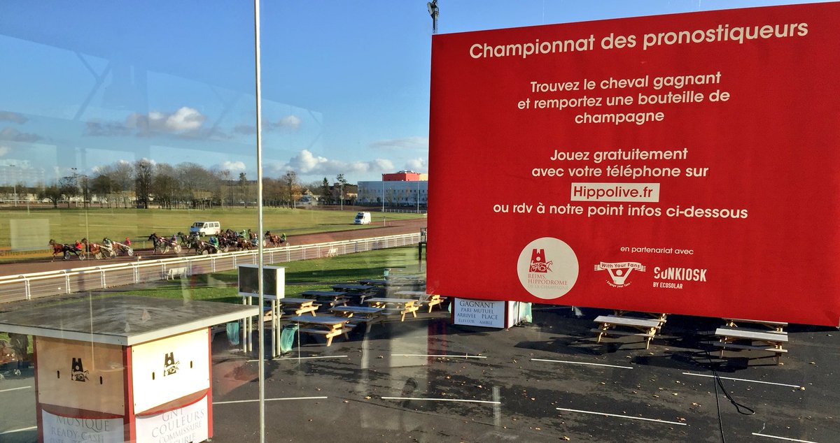 WithYourFans's tweet image. Hippolive est de retour à l’@HippodromeReims cet après-midi avec le championnat des pronostiqueurs. Le principe : parier sur le cheval gagnant de la prochaine course et gagner des lots. #FanEngagement #FanExperience