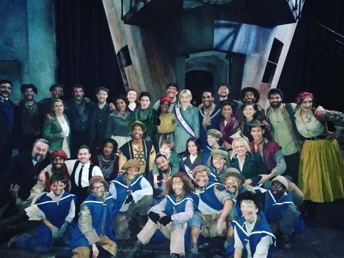 Well what an after party !! I can't express how much I have loved this cast !! Will miss you all! @lizmaybrice <a href="/packersuzanne/">Suzanne Packer</a> <a href="/johnowenjones/">John Owen-Jones</a> @jamal_andreas @KayedMason <a href="/charlottechurch/">Charlotte Church</a> <a href="/David_Mahoney/">David Mahoney</a>