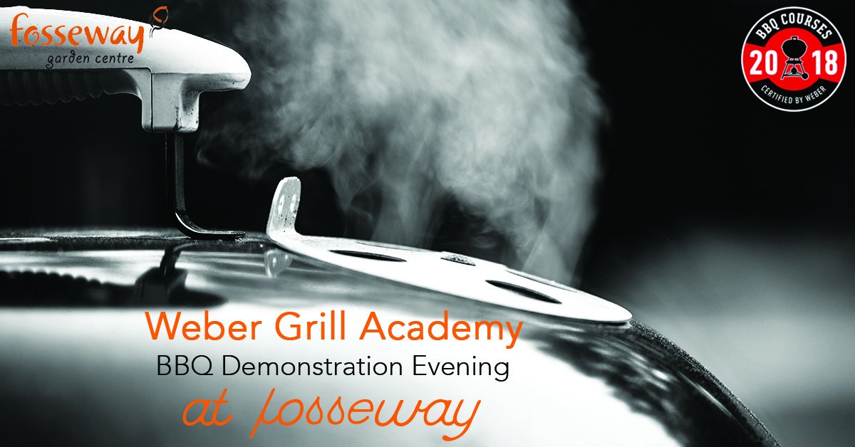 Add a sizzle to your festive season… Join us on 6th December 2017 for a Weber Grill Academy BBQ Demonstration Evening. Learn how to cook the Weber way, with hints, tips, mouthwatering samples and a glass of bubbles #Christmas #Fosseway fossewaygardencentre.co.uk/product/weber-…