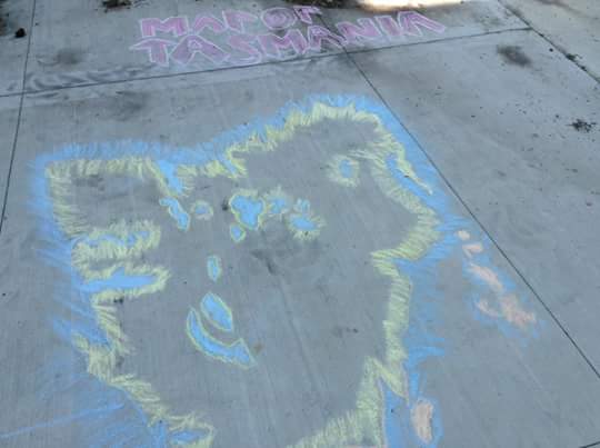 MichaelClarkJ's tweet photo. @what3words ::
So one thing I love doing is making sidewalk chalk art.
I plan on doing #what3words art relating the physical squares to the words.
Most of this on my end will be in Cuyahoga Falls and Akron, Ohio.
#ChalkItUp
#W3W
#DrawTheWorld
#MapOfTasmania https://t.co/cfdbDj51O1