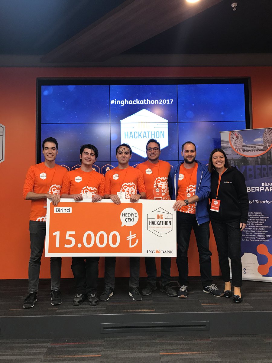 dayioglu's tweet photo. ING Hackatron’un galibi Kando #INGHackathon2017 https://t.co/eAuU2UICqQ