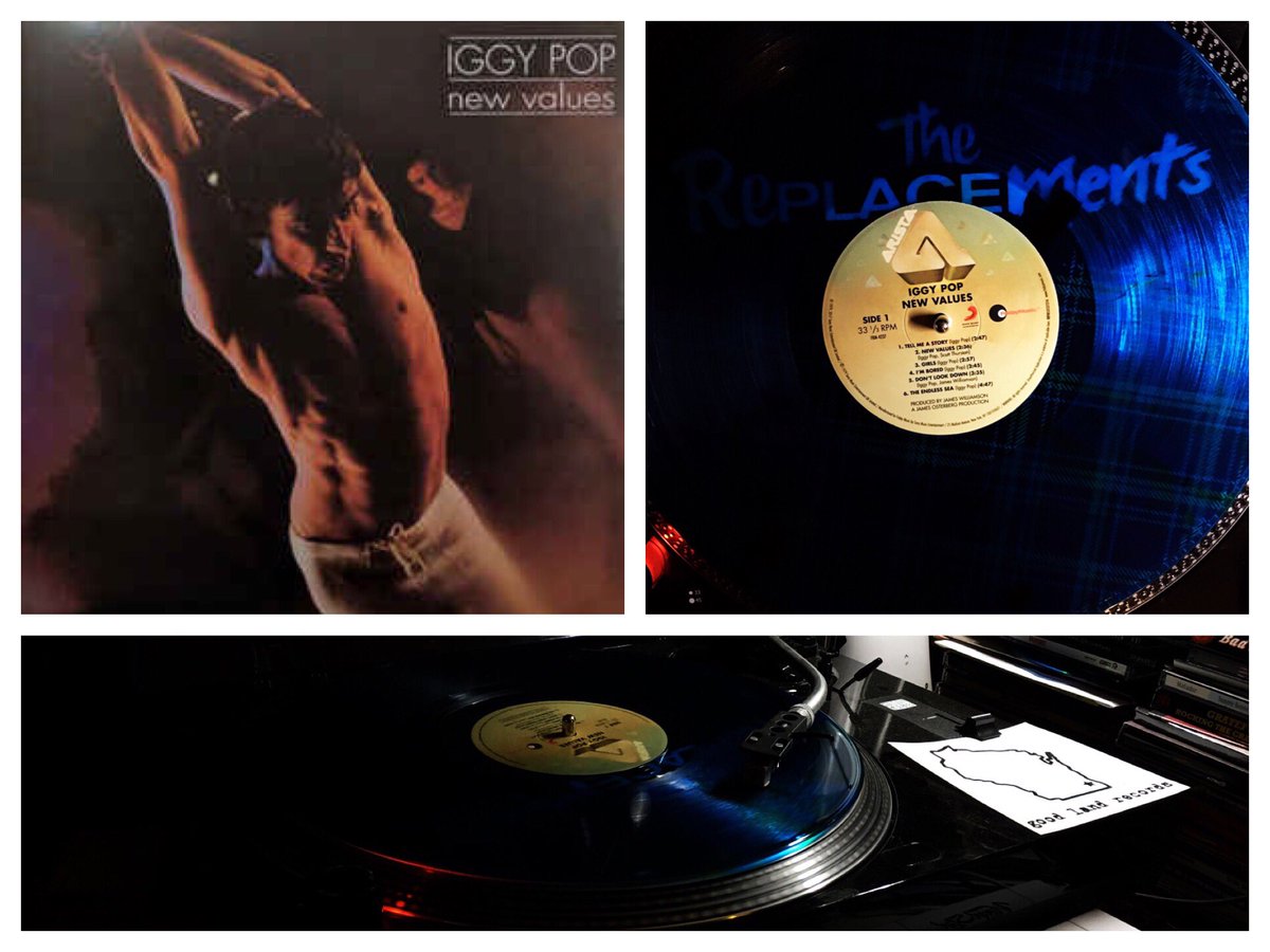 Paxman1965's tweet photo. #records #vinyl #LP #album #spinning #nowplaying #IggyPop #NewValues #blackfridayrsd2017 #limitededition2000 #wnb #trifecta #weekendtheme #artistsimthankfulfor #only5foot1 #musicisthebest https://t.co/DcSXh9JDDh