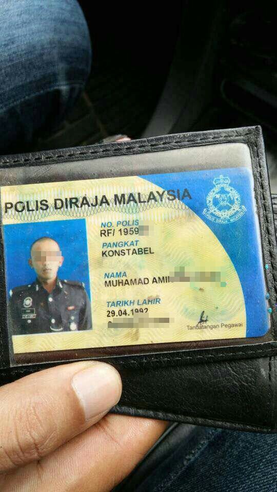 contoh kad pengenalan polis malaysia Rebecca Hawkins