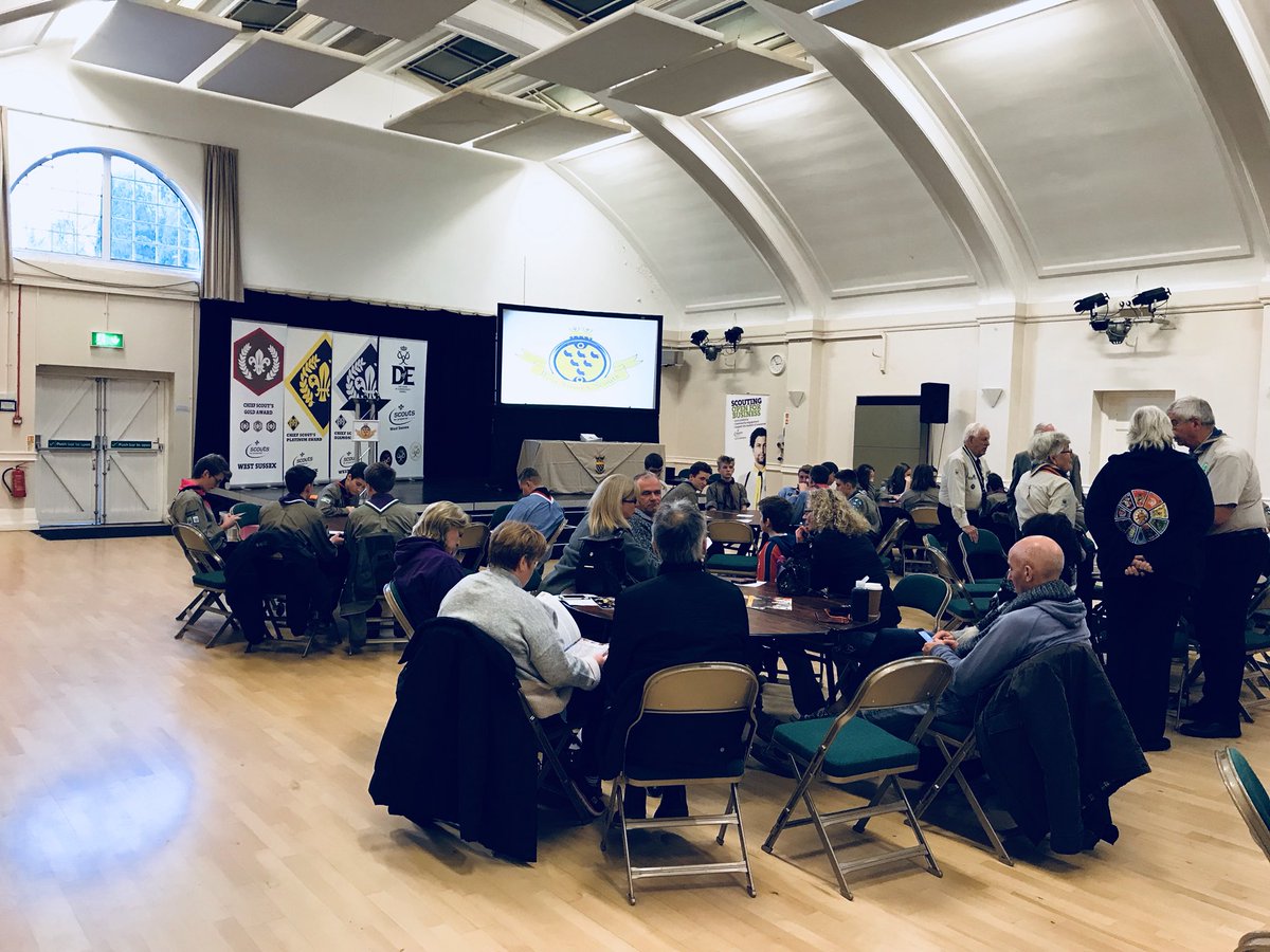 WestSussexScout's tweet photo. All ready to celebrate the achievements of our Young People #Scouting #Proud @UKScouting https://t.co/7xvhd994Mk