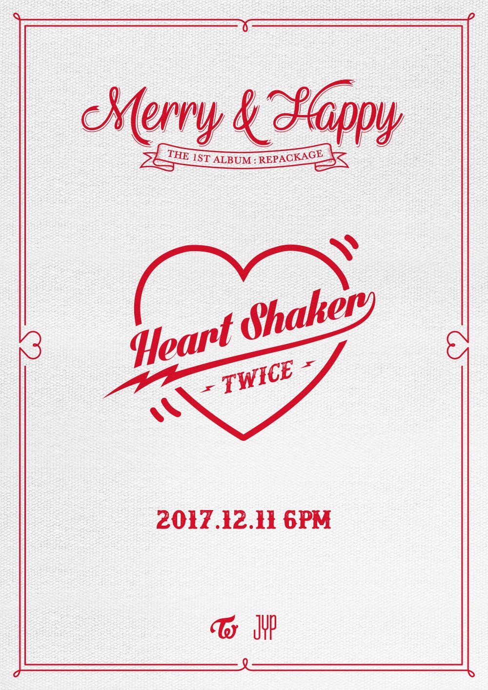 Twice Heart Shaker 1st Album Repackage 12 11 Release Music Onehallyu