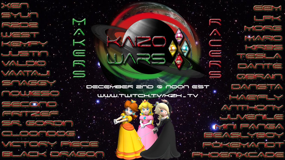 kaizoholics's tweet photo. 🏁A New Journey Begins! ~ Kaizo Wars 4 Trailer will be dropping at 1PM EST! Here's a peek into the Makers &amp; Racers! 👀🏁 https://t.co/ig25gS5AXn