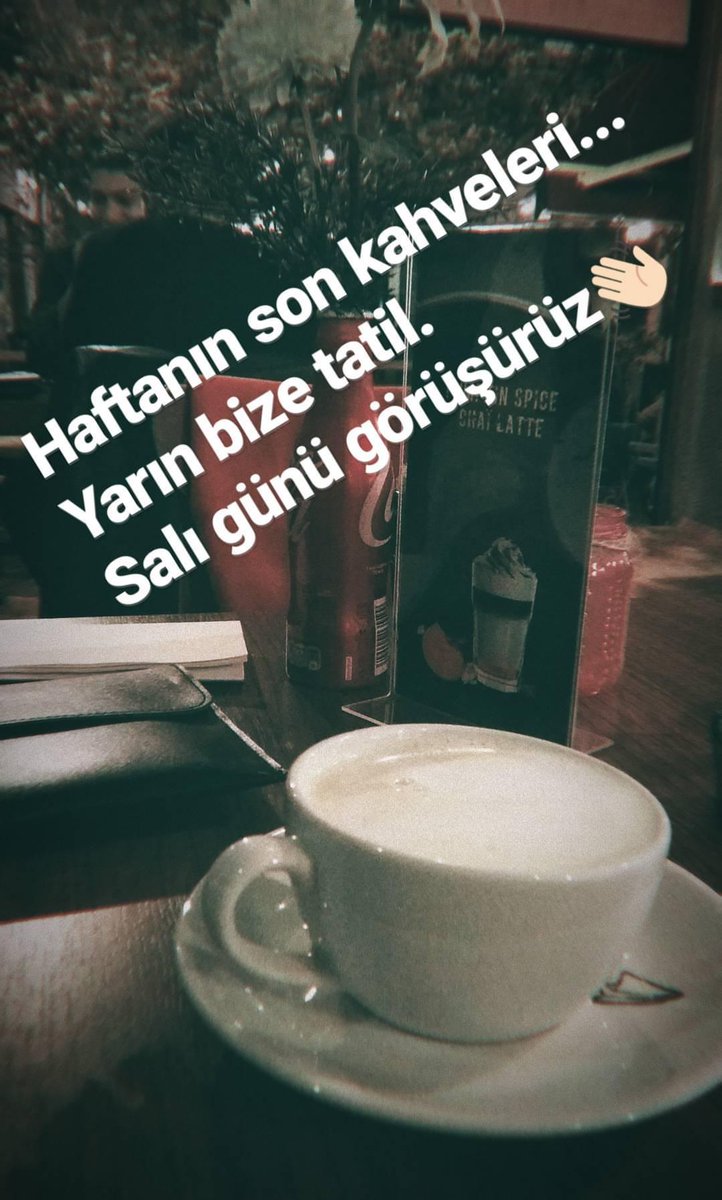 IzBakeryCoffee's tweet photo. Haftayı kahve ile kapatın ☕ https://t.co/mXavNcIBne
